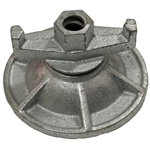 Turbilhão Ø120 c/base giratória - aço zinc.