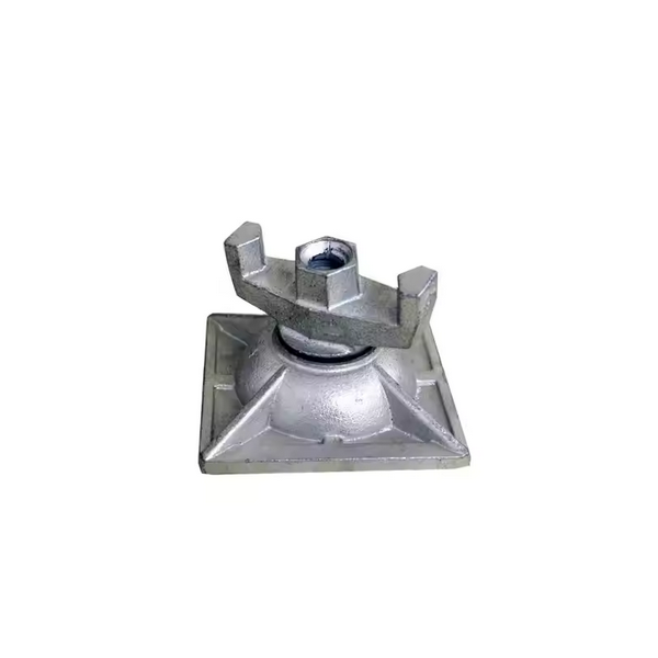 Turbilhão quad.120x120 base giratória em aço zinc.