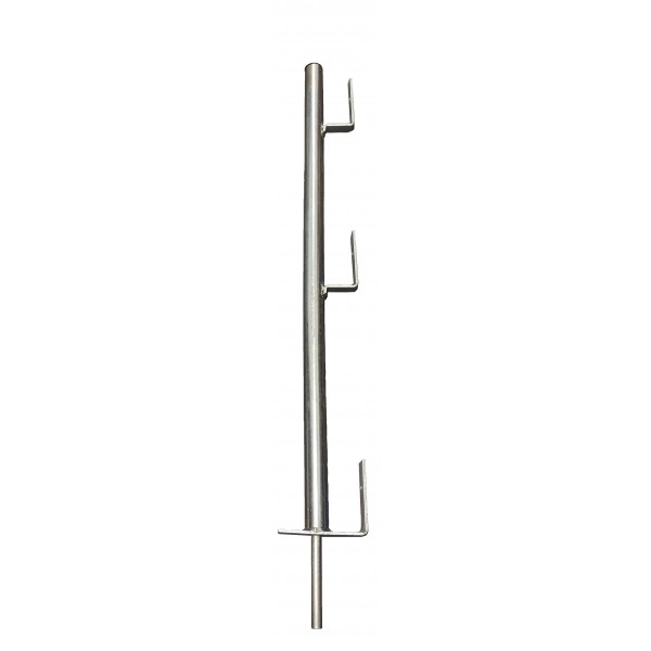 Prumo c/espigão Ø16x140 zinc.