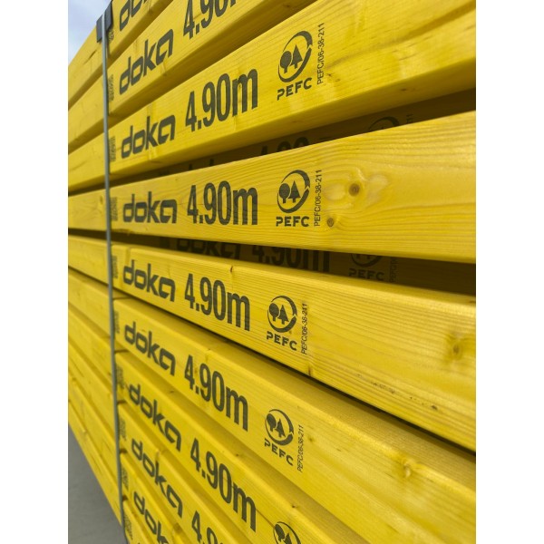 Viga H20 b p - 4900 amarelo - DOKA