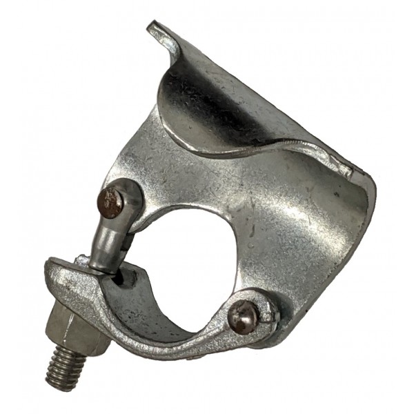Meia abraçadeira p/tubo chapa Ø48 zinc.