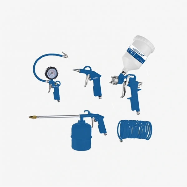 Kit 5 Ferramentas Pneumáticas