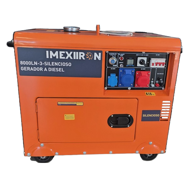 Gerador 8KVA diesel Silencioso Monofasico e trifásico