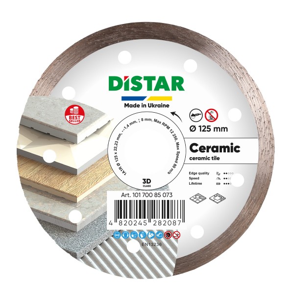 Disco 1A1R Ø115 Ceramic - DISTAR