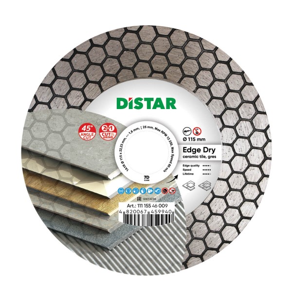 Disco 1A1R Ø115 Edge Dry - DISTAR